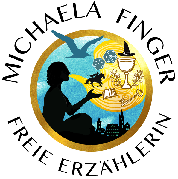 Michaela Finger – Erzählerin, Logo